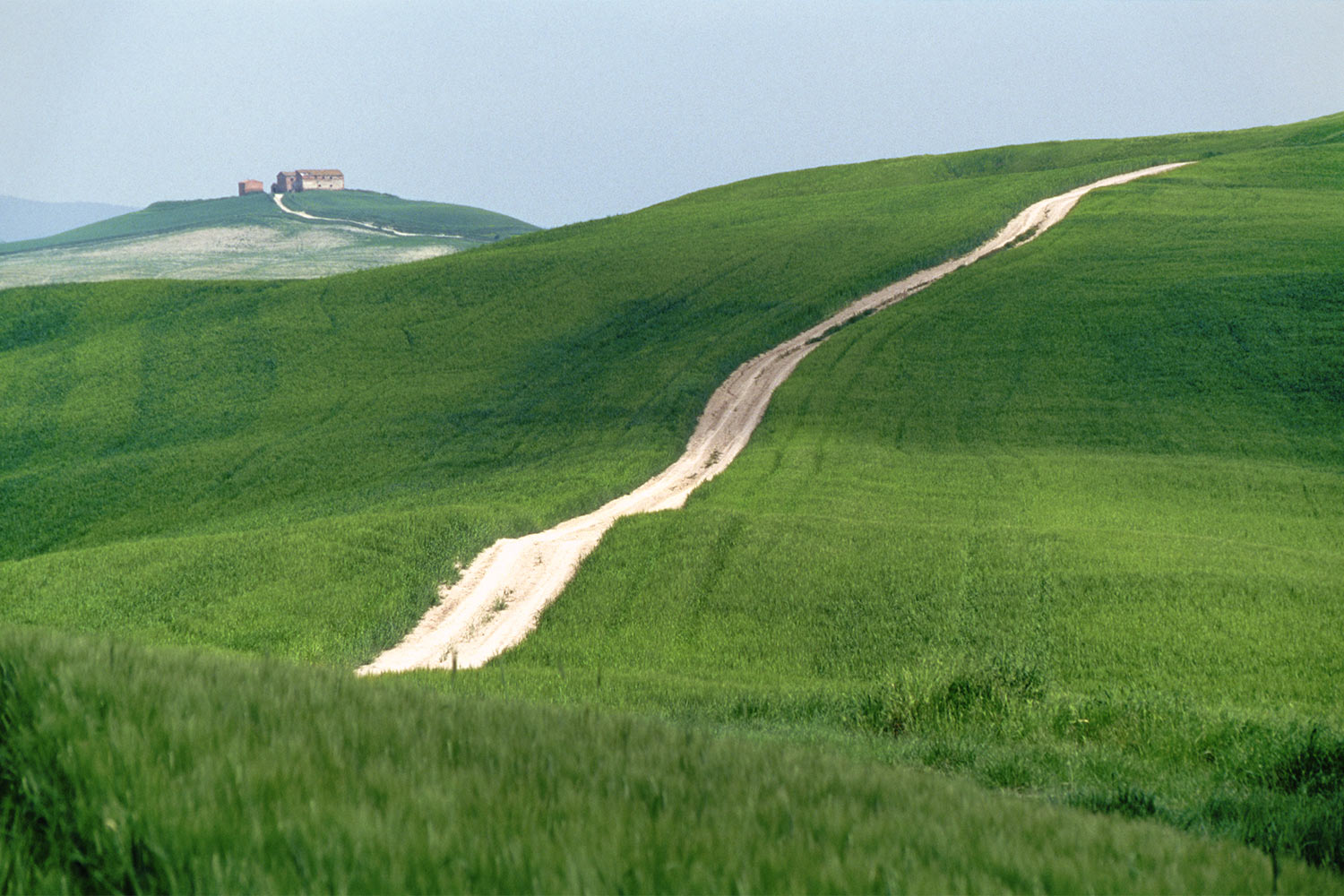 Landschaft . Bei Mucigliani . Toscana . 1999 (Foto: Andreas Kuhrt)