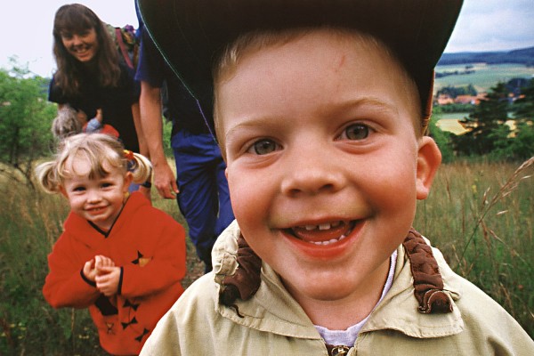 Ausflug machen . Singer Berg . Thüringen . 2000 (Foto: Andreas Kuhrt)