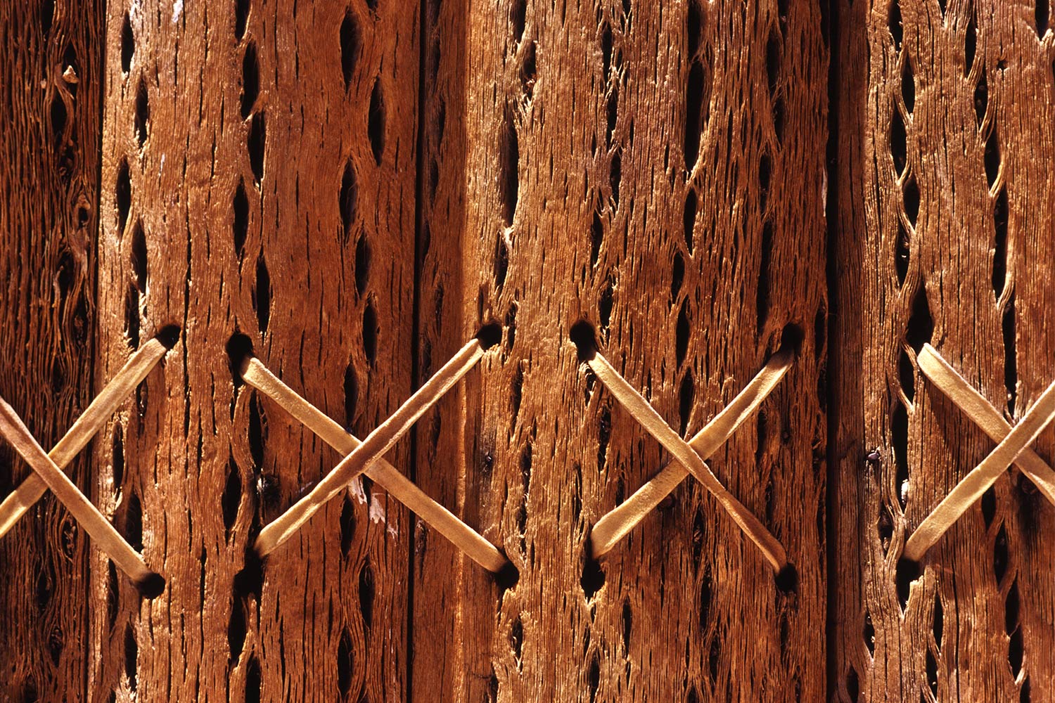 Tür aus Kaktusholz . Socaire . Atacama . Chile . 2004 (Foto: Manuela Hahnebach)