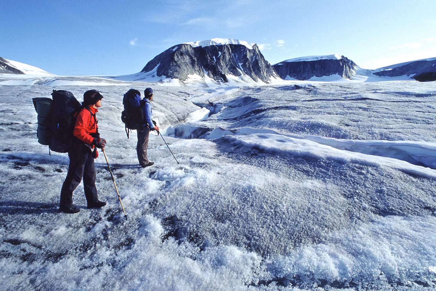 Gletscher-Querung . Nuussuaq . Grönland . 2009 (Foto: Andreas Kuhrt)