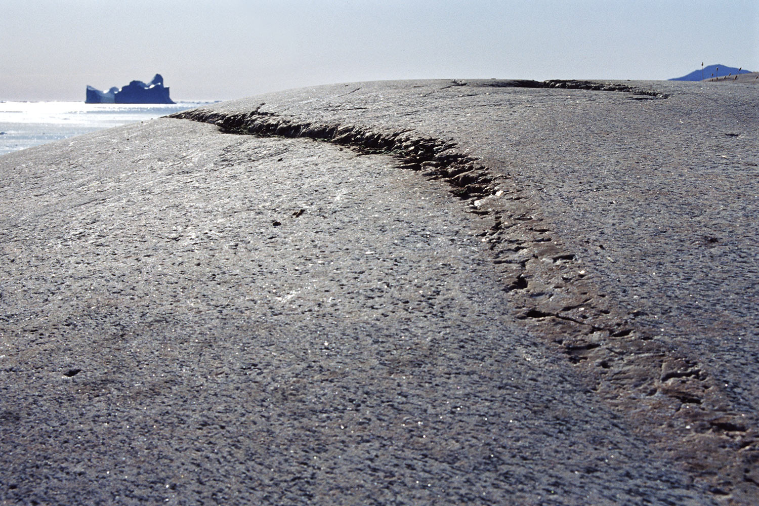 Gletscher-Schrammen . Saqqaq . Nuussuaq . Grönland . 2009 (Foto: Andreas Kuhrt)