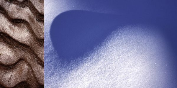 Schnee-Schlamm . Karte zur Fotoausstellung NaturNah . Bürgerhaus Zella-Mehlis 1999 (Fotos: Andreas Kuhrt)
