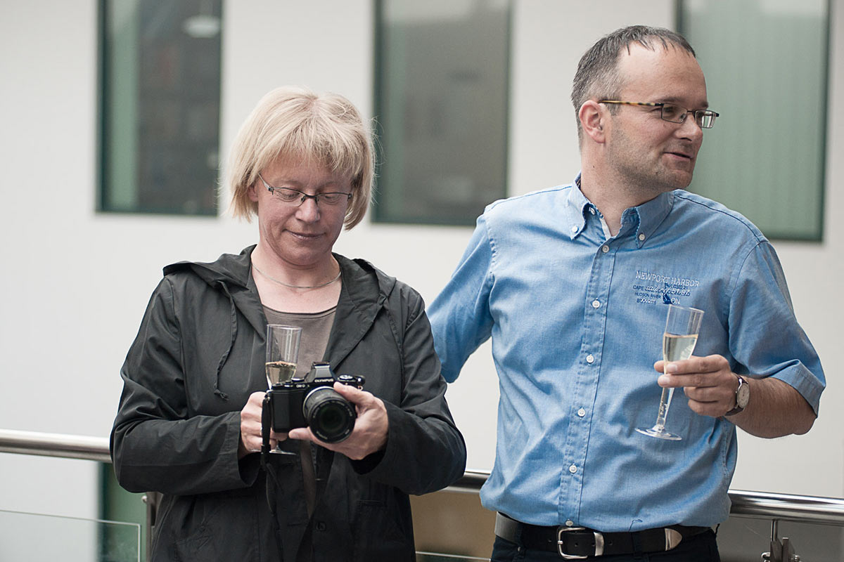 Manuela Hahnebach, Jens Gutberlet . Eröffnung der Fotoausstellung Istanbulofoten . Landratsamt Hildburghausen . 2013