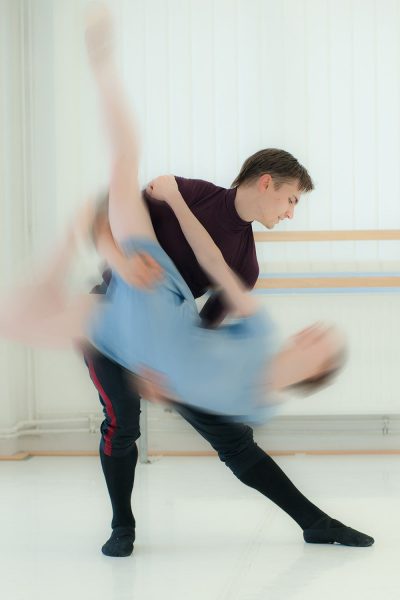 Ballettprobe . Nikolay Korobko & Margie Coenen-Oosten . Eisenacher Theater . 2013 (Foto/Bearbeitung: Uli Pfeufer)