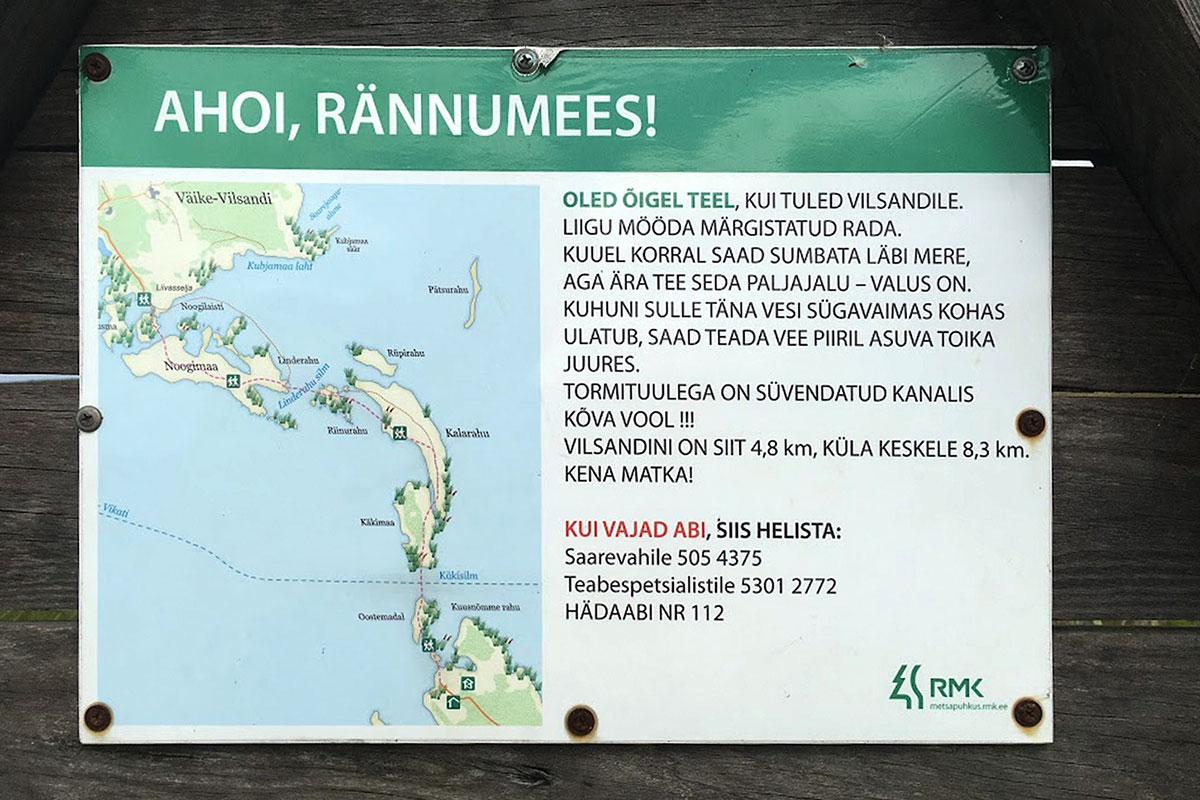 2022 Estland: Saaremaa: Vilsandi NP: Käkisilma Wanderweg (Foto: Matteo Cheda, Google Maps)