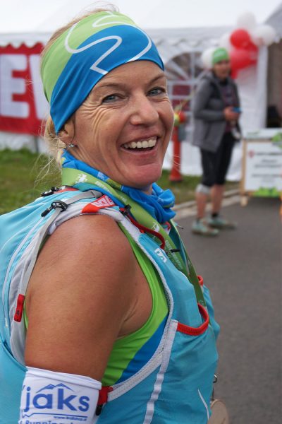 Im Ziel: Katrin Jeschke . Südthüringentrail 2017 (Foto: Andreas Kuhrt)