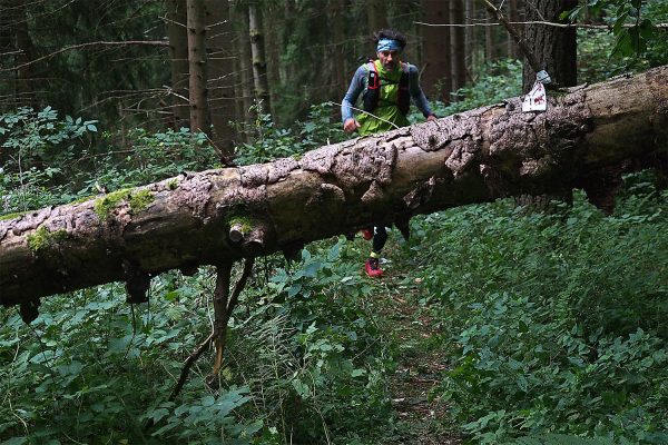 Am Bergbaupfad am Domberg Suhl: Štěpán Boháček . Südthüringentrail 2017 (Foto: Andreas Kuhrt)