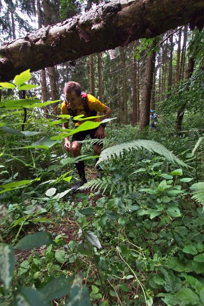 Am Bergbaupfad am Domberg Suhl: Roman Freitag . Südthüringentrail 2017 (Foto: Andreas Kuhrt)