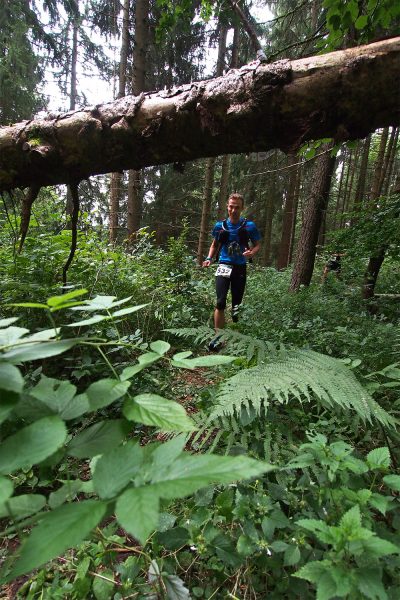 Am Bergbaupfad am Domberg Suhl: Robert Schöfisch-Bujok . Südthüringentrail 2017 (Foto: Andreas Kuhrt)