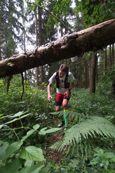 Am Bergbaupfad am Domberg Suhl: Ronald Speer . Südthüringentrail 2017 (Foto: Andreas Kuhrt)