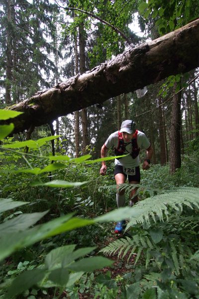 Am Bergbaupfad am Domberg Suhl: Hans-Albert Müller . Südthüringentrail 2017 (Foto: Andreas Kuhrt)