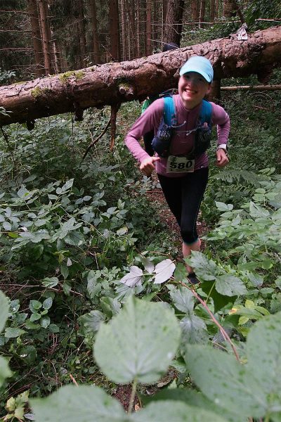 Am Bergbaupfad am Domberg Suhl: Michaela Wolf . Südthüringentrail 2017 (Foto: Andreas Kuhrt)