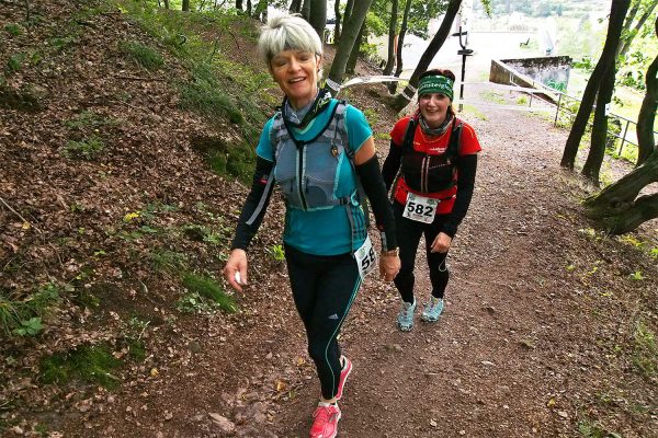 An der Ottilie am Domberg Suhl: Ilona Helbig & Simone Moritz . Südthüringentrail 2017 (Foto: Andreas Kuhrt)