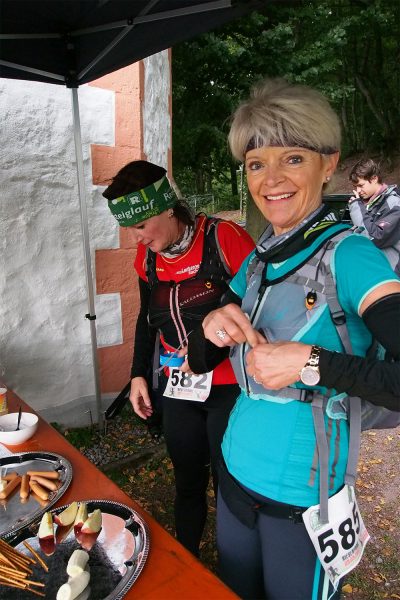 An der Ottilie am Domberg Suhl: Simone Moritz, Ilona Helbig . Südthüringentrail 2017 (Foto: Andreas Kuhrt)