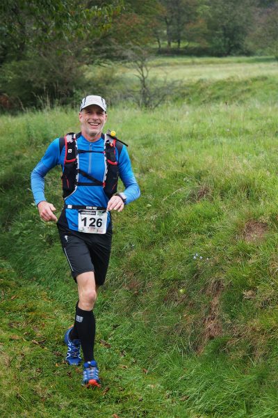 Am Gänserasen Albrechts: Rainer Thomas . Südthüringentrail 2017 (Foto: Andreas Kuhrt)