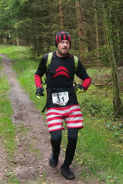 Am Berg Bock Albrechts: Ralf Bartholmeß . Südthüringentrail 2017 (Foto: Andreas Kuhrt)