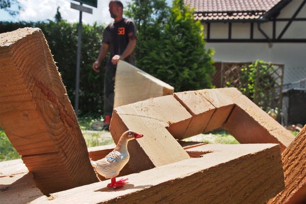 Holzbildhauer am Festplatz . Dorffest 700 Jahre Suhl-Neundorf . 09.06.2018 (Foto: Andreas Kuhrt)