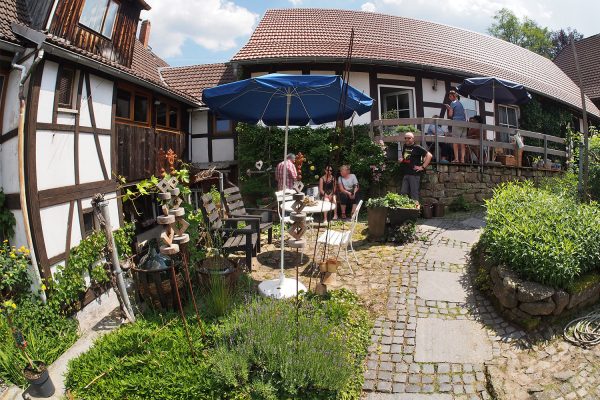 Offene Höfe: Dreiseithof . Dorffest 700 Jahre Suhl-Neundorf . 09.06.2018 (Foto: Andreas Kuhrt)