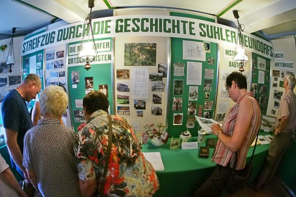 Historische Ausstellung im Gasthaus "Jägerstube" . Dorffest 700 Jahre Suhl-Neundorf . 09.06.2018 (Foto: Andreas Kuhrt)