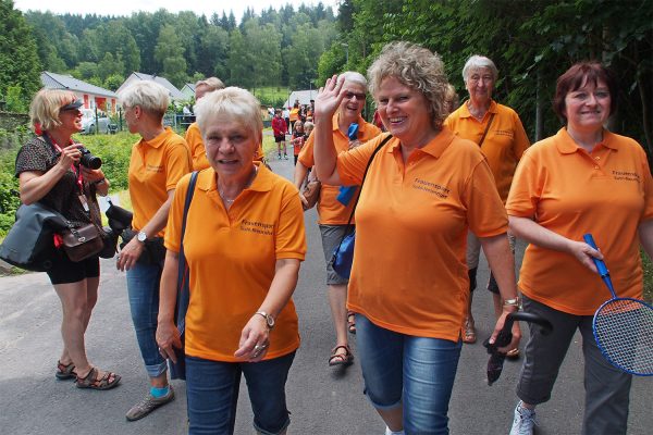 Vorbereitung zum Festumzug . Dorffest 700 Jahre Suhl-Neundorf . 10.06.2018 (Foto: Andreas Kuhrt)