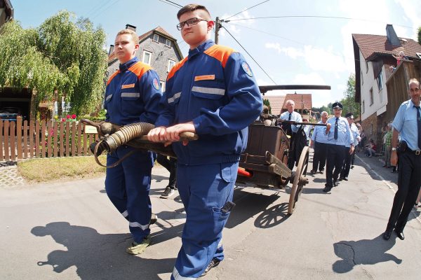 Festumzug . Dorffest 700 Jahre Suhl-Neundorf . 10.06.2018 (Foto: Andreas Kuhrt)