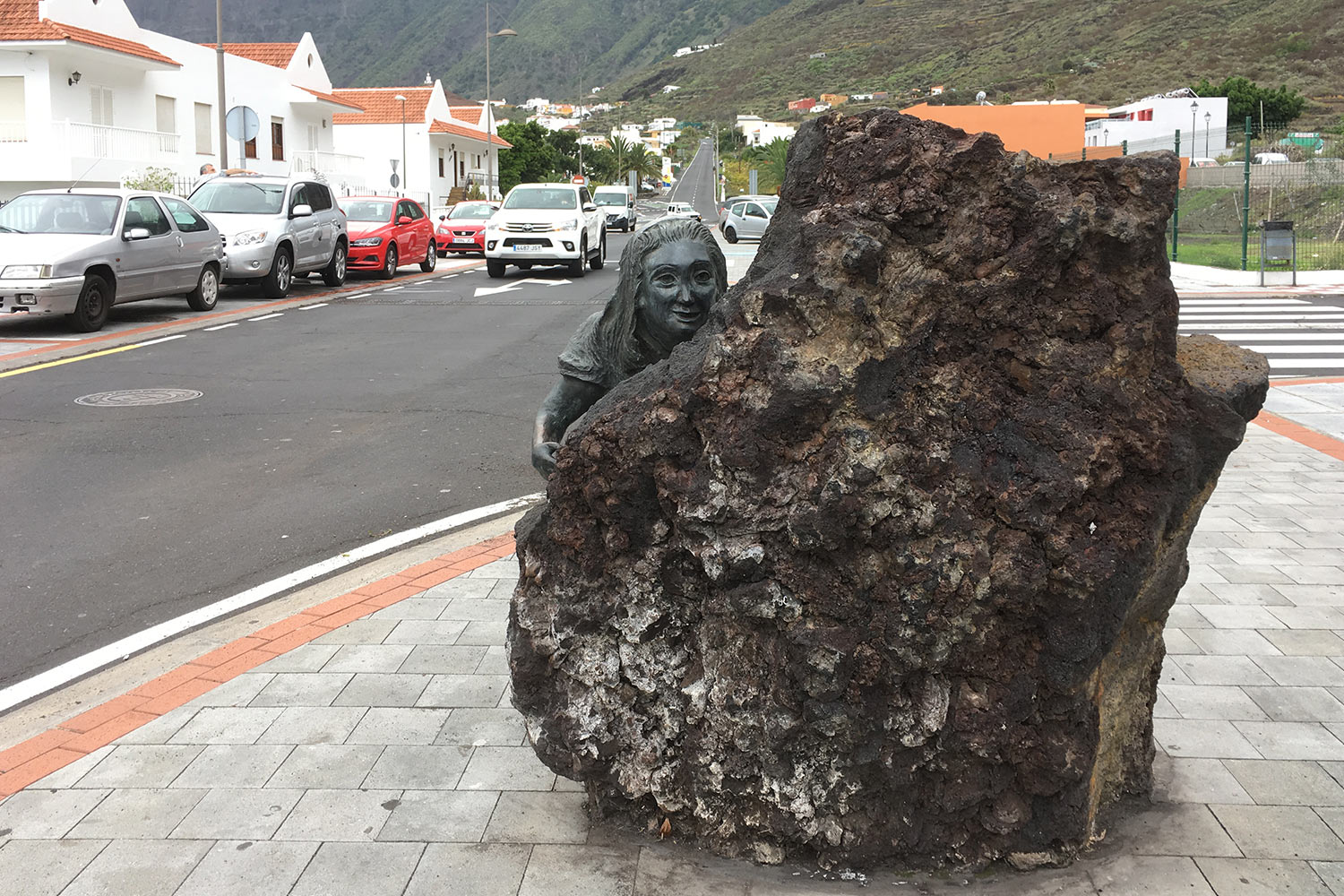 Skulptur "Los Carneros" . Tigaday . El Hierro . Kanarische Inseln 2018 (Foto: Manuela Hahnebach)