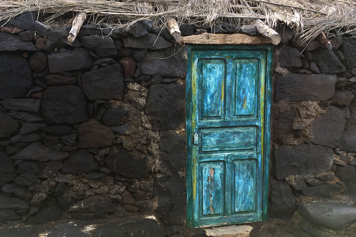 Haus in Pozo de las Calcosas . El Hierro . Kanarische Inseln 2018 (Foto: Manuela Hahnebach)