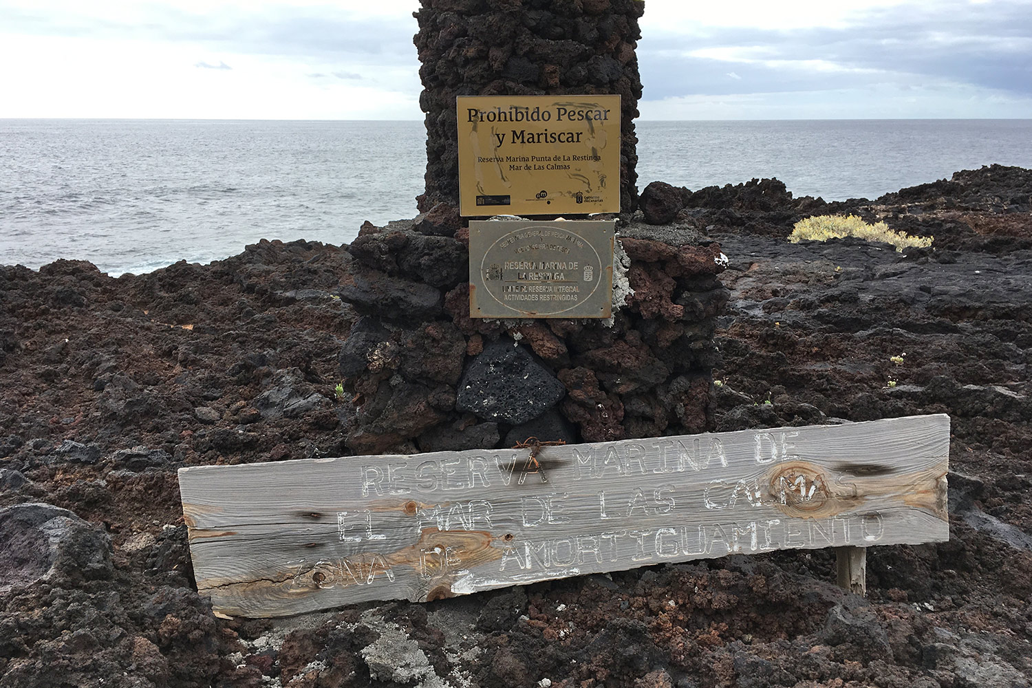 Meeresschutzzone bei La Restinga . El Hierro . Kanarische Inseln 2018 (Foto: Manuela Hahnebach)