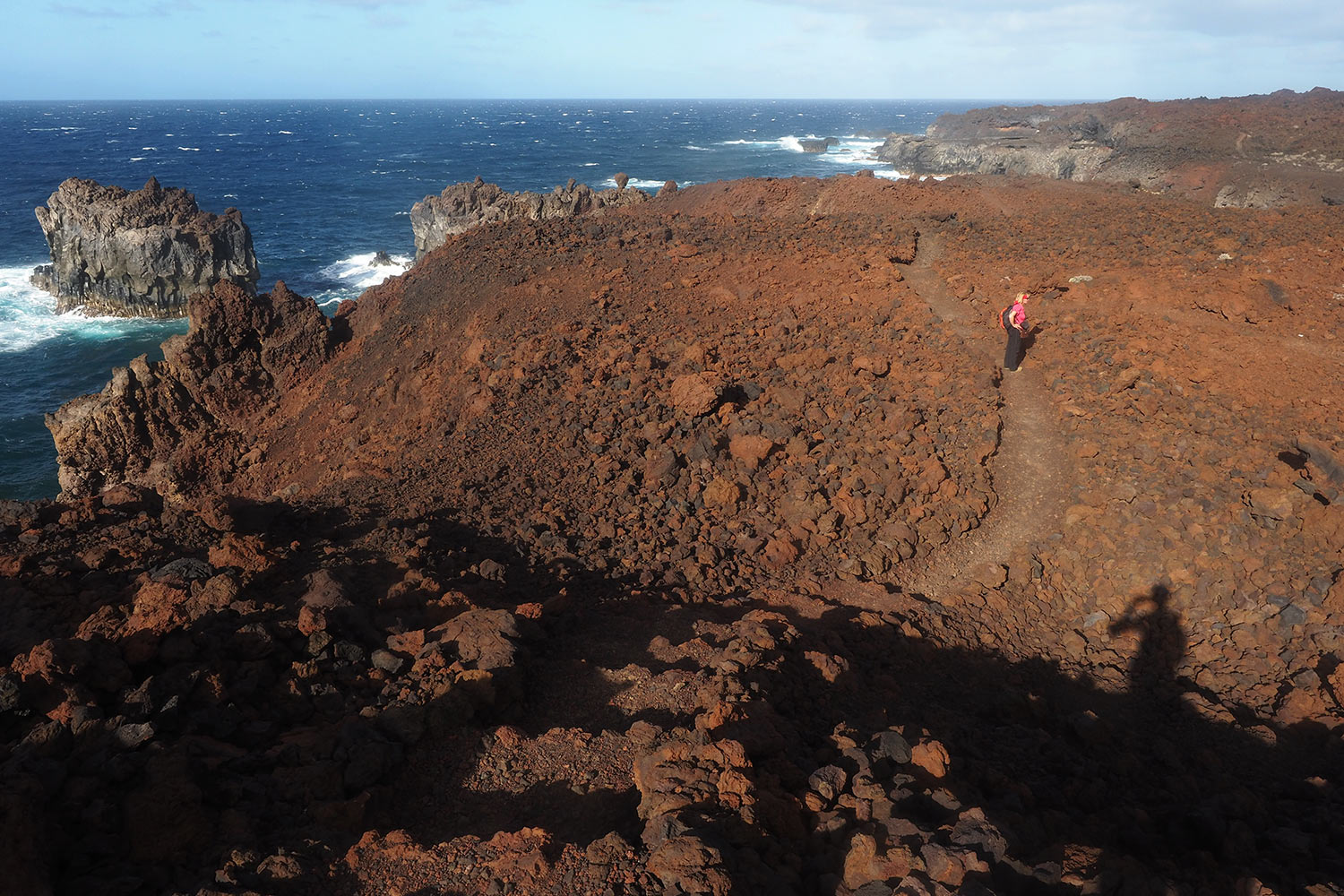 Lavafeld an der Punta de la Sal . El Hierro . Kanarische Inseln 2018 (Foto: Andreas Kuhrt)