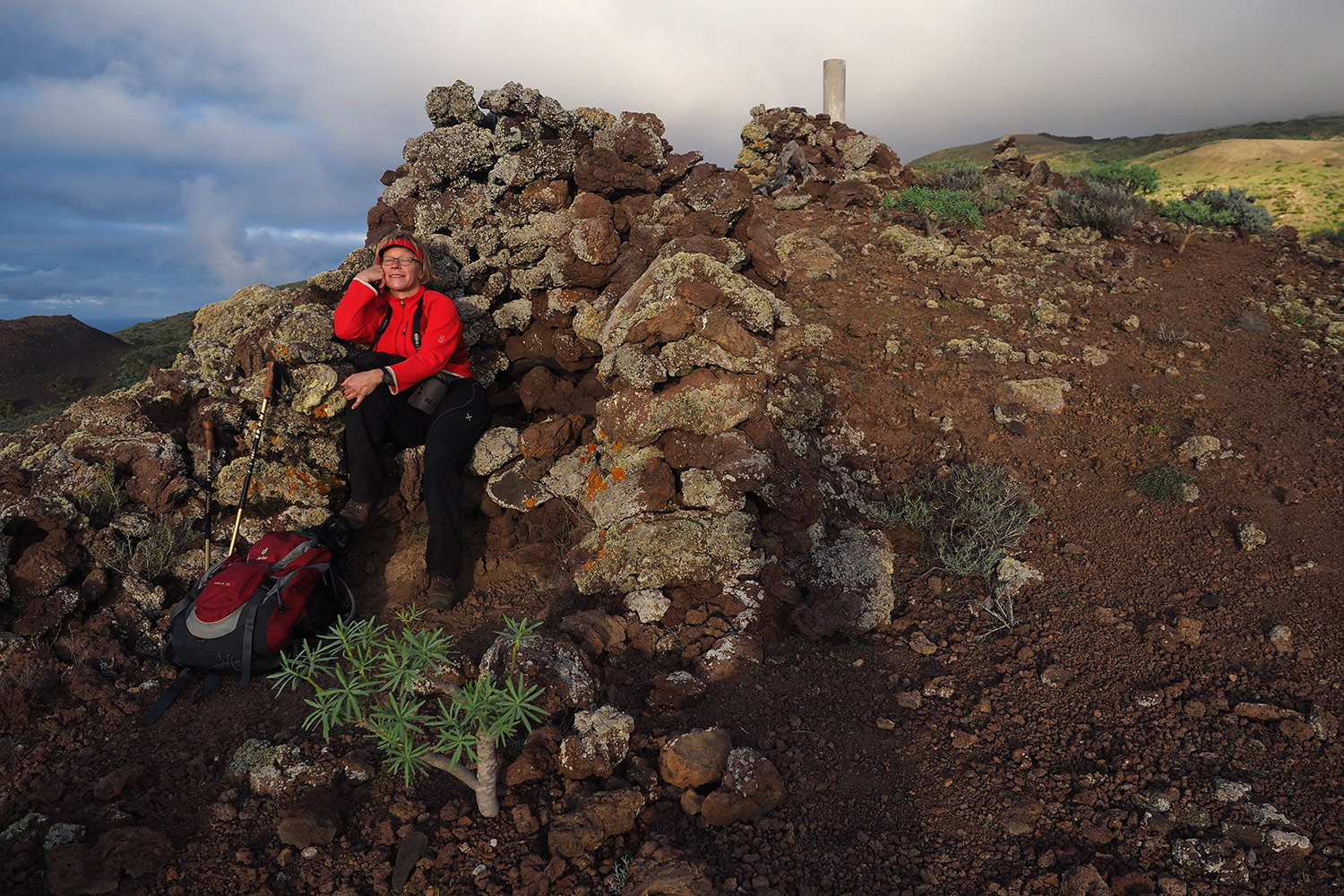 La Dehesa: Aussichtspunkt an der Montaña Escobar . El Hierro . Kanarische Inseln 2018 (Foto: Andreas Kuhrt)