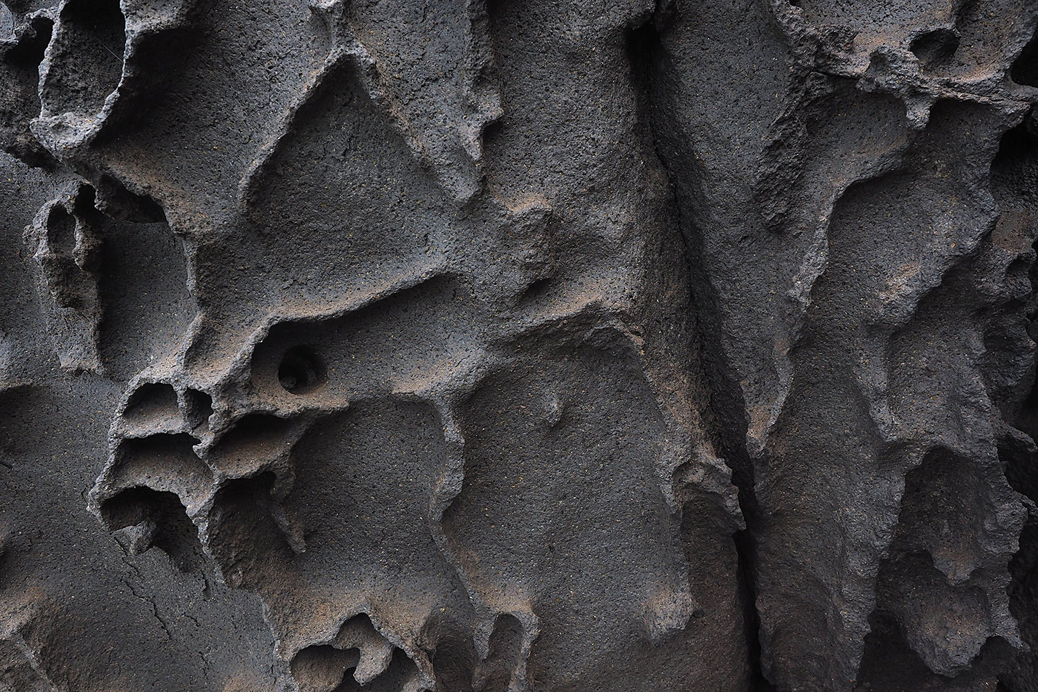 La Maceta: Lava beim Meeresbad . El Hierro . Kanarische Inseln 2018 (Foto: Andreas Kuhrt)