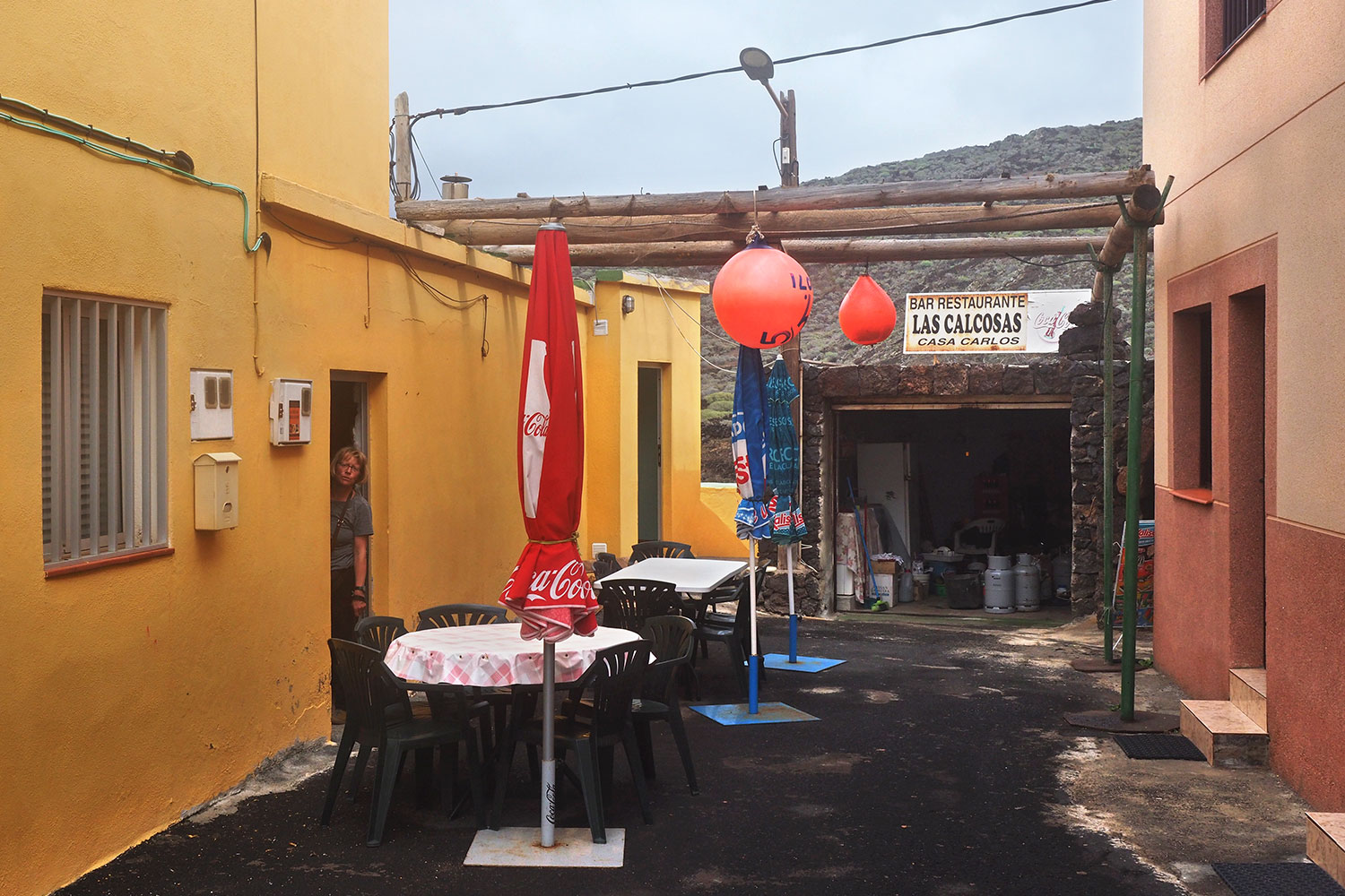 Bar Restaurante "Casa Carlos" in Las Calcosas . El Hierro . Kanarische Inseln 2018 (Foto: Andreas Kuhrt)
