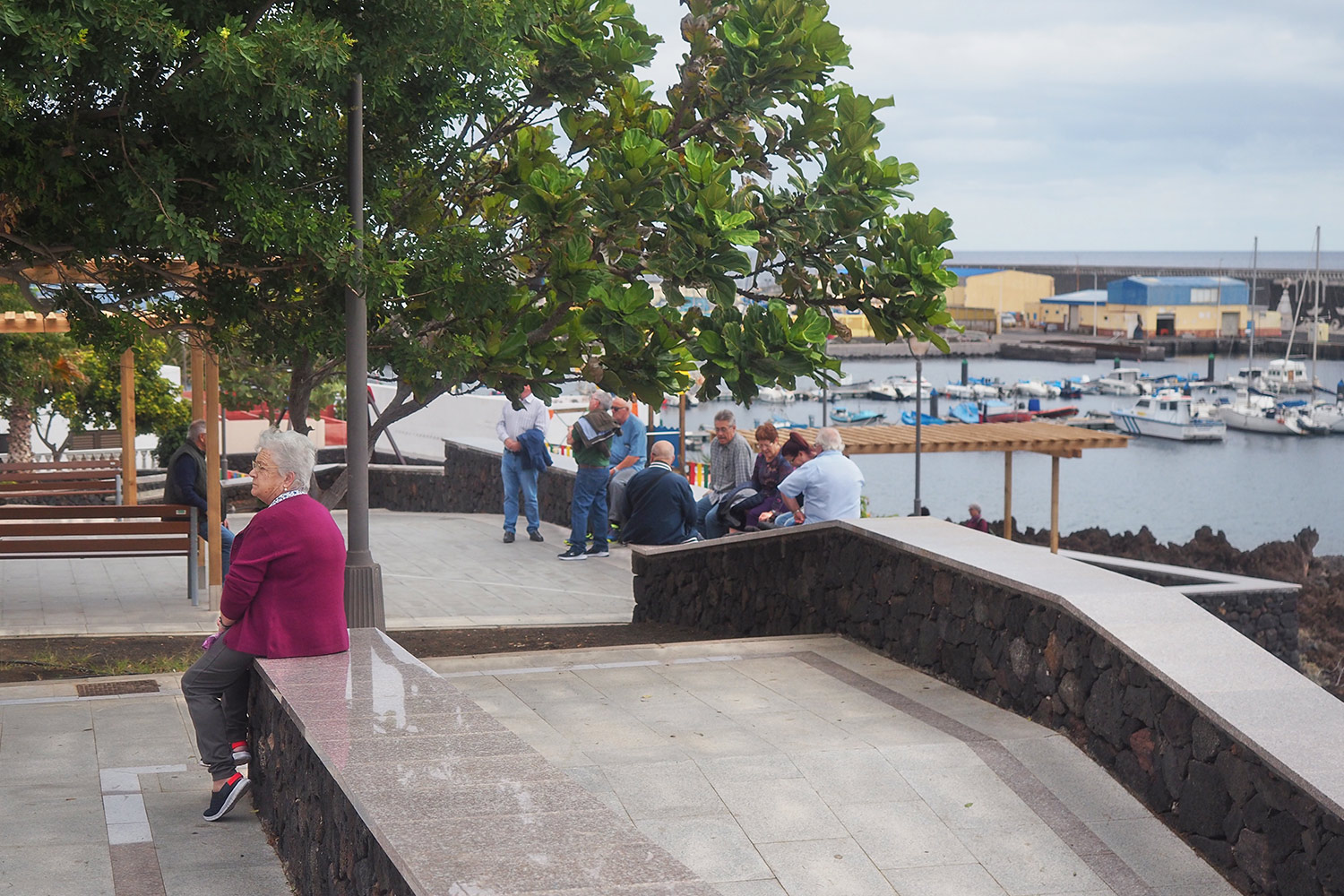 Hafenpromenade in La Restinga . El Hierro . Kanarische Inseln 2018 (Foto: Andreas Kuhrt)