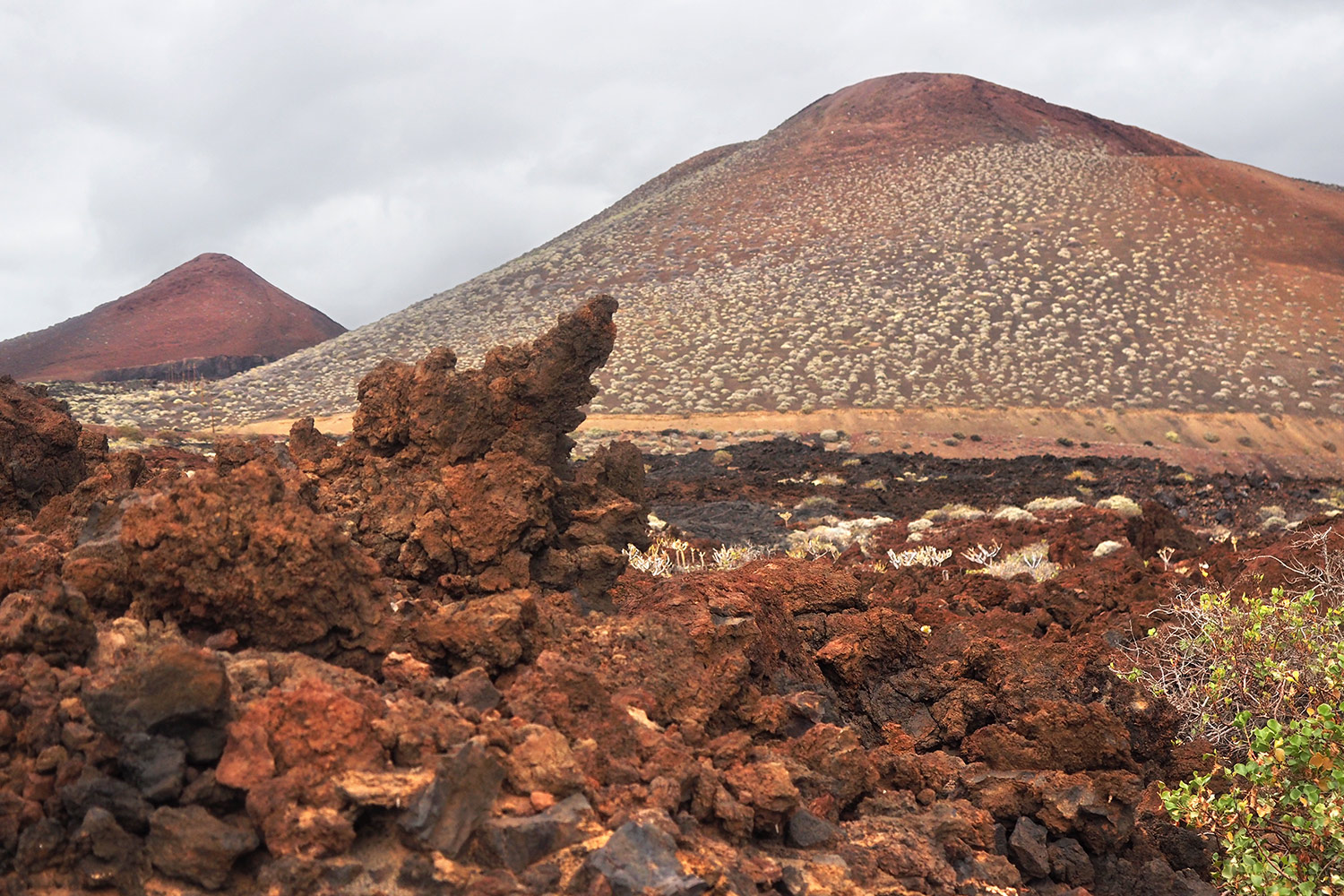 Vulkanlandschaft bei La Restinga . El Hierro . Kanarische Inseln 2018 (Foto: Andreas Kuhrt)