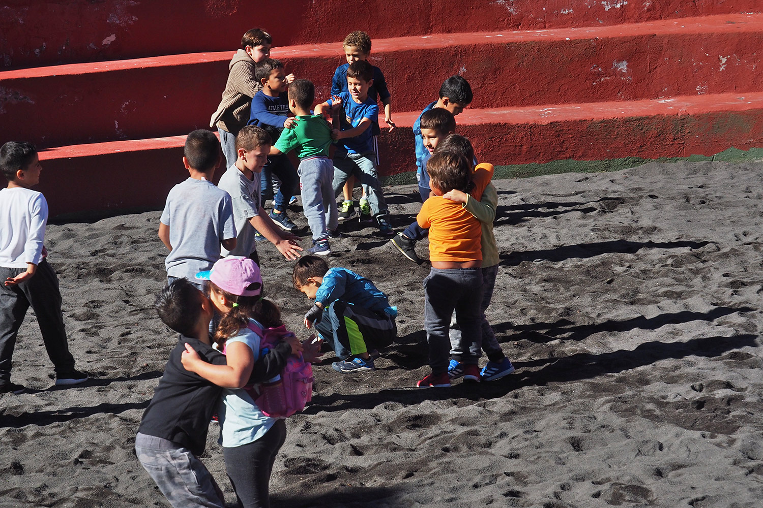 Lucha-Canaria-Arena in La Frontera . El Hierro . Kanarische Inseln 2018 (Foto: Andreas Kuhrt)