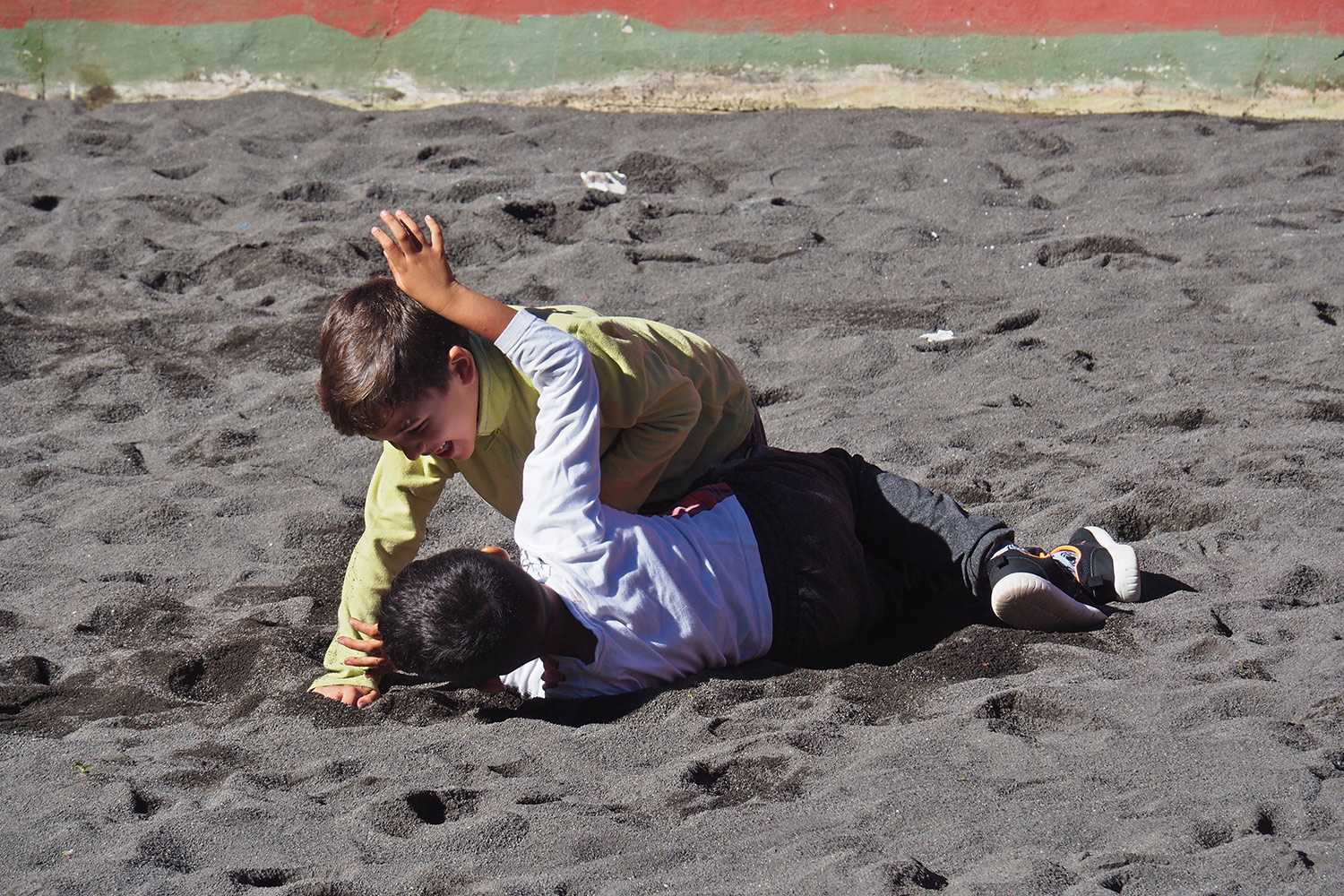 Lucha-Canaria-Arena in La Frontera . El Hierro . Kanarische Inseln 2018 (Foto: Andreas Kuhrt)