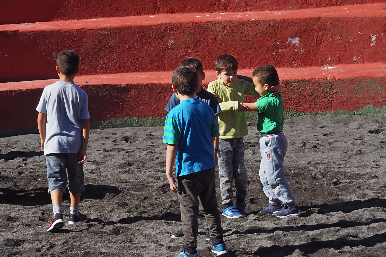 Lucha-Canaria-Arena in La Frontera . El Hierro . Kanarische Inseln 2018 (Foto: Andreas Kuhrt)