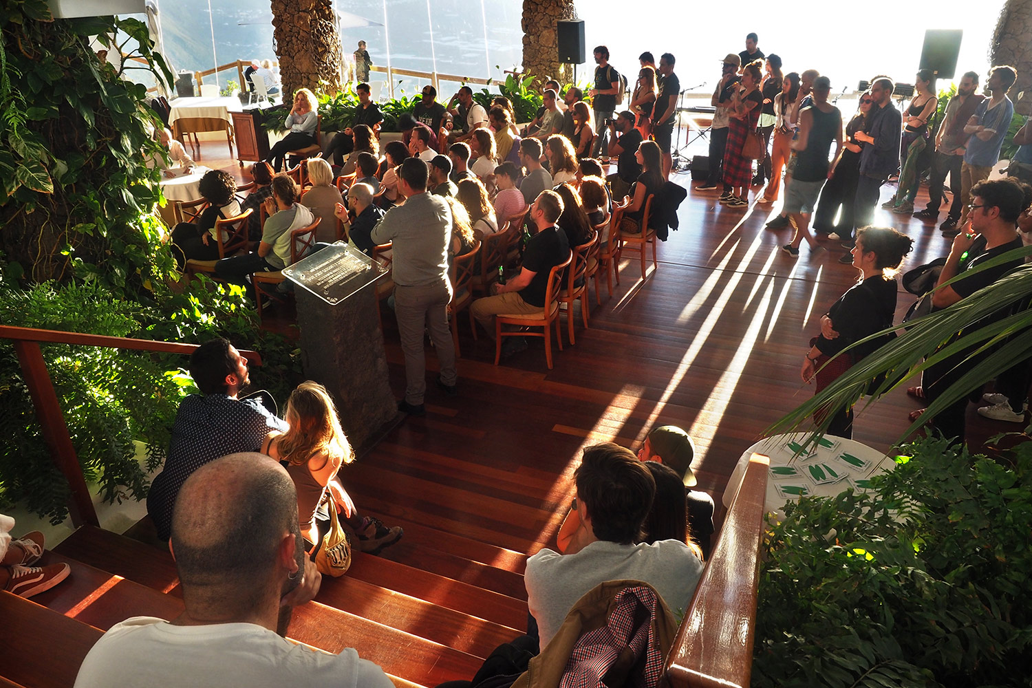 Mirador de la Peña: Lava Circular 2018 . El Hierro . Kanarische Inseln 2018 (Foto: Andreas Kuhrt)