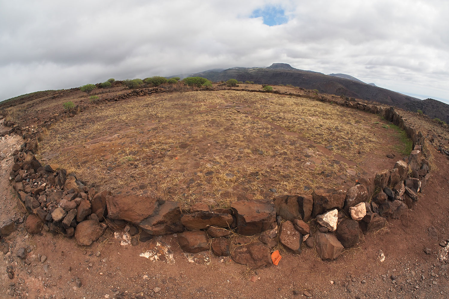 Alter Dreschplatz an der Casa de la Mérica . Valle Gran Rey . La Gomera . Kanarische Inseln 2018 (Foto: Andreas Kuhrt)