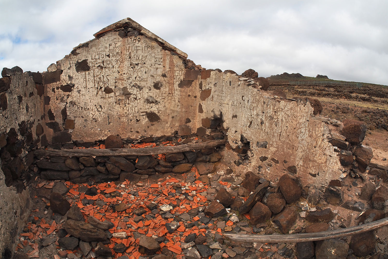 Ruine Casa la Mérica . Valle Gran Rey . La Gomera . Kanarische Inseln 2018 (Foto: Andreas Kuhrt)