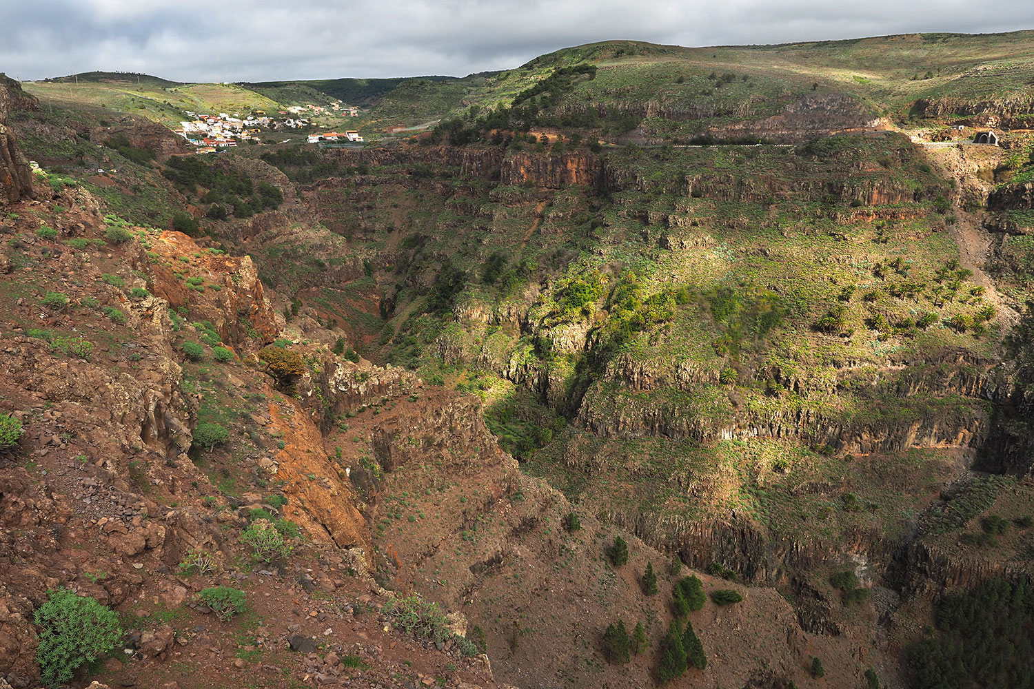 Camino la Mérica: Barranco de Arure . Valle Gran Rey . La Gomera . Kanarische Inseln 2018 (Foto: Andreas Kuhrt)