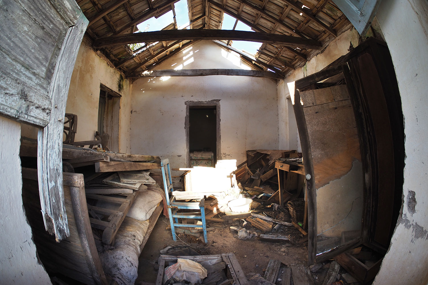 Verfallenes Haus in Arure . Valle Gran Rey . La Gomera . Kanarische Inseln 2018 (Foto: Andreas Kuhrt)