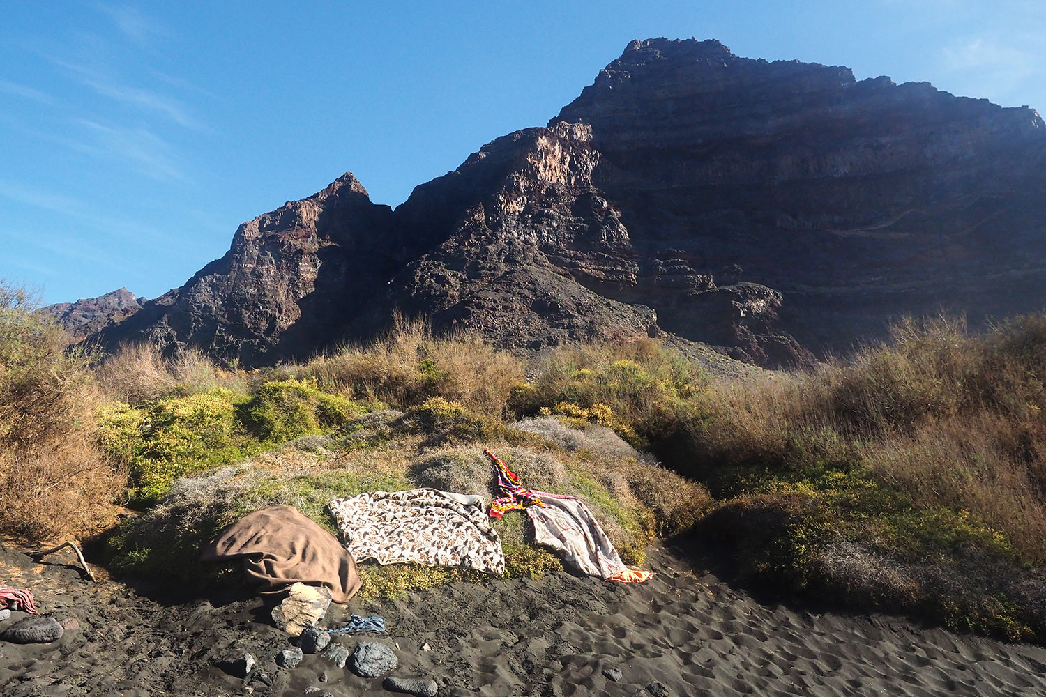 Playa de Ingles . Valle Gran Rey . La Gomera . Kanarische Inseln 2018 (Foto: Andreas Kuhrt)
