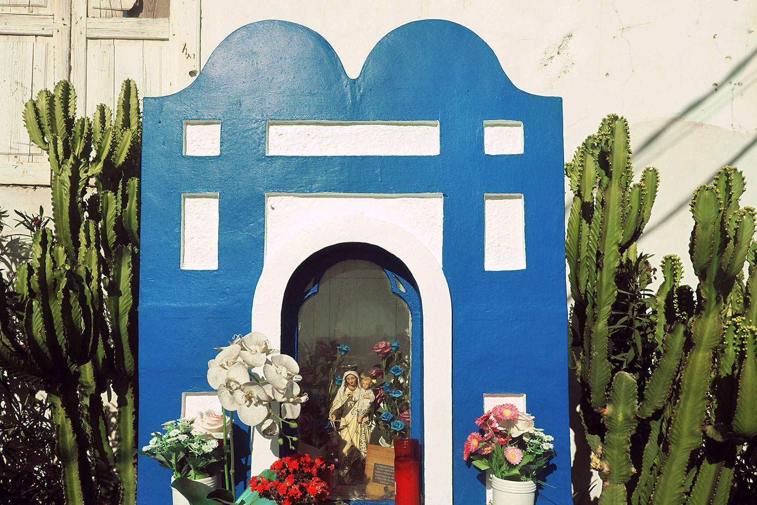 Vueltas: Marienschrein . Valle Gran Rey . La Gomera . Kanarische Inseln 2018 (Foto: Andreas Kuhrt)