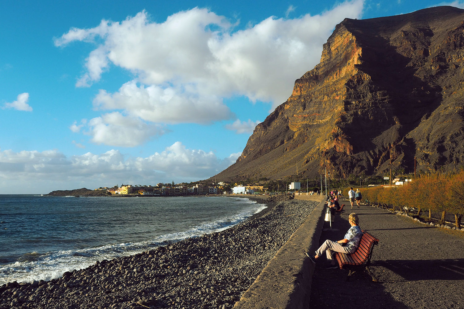 La Puntilla: Playa . Valle Gran Rey . La Gomera . Kanarische Inseln 2018 (Foto: Andreas Kuhrt)