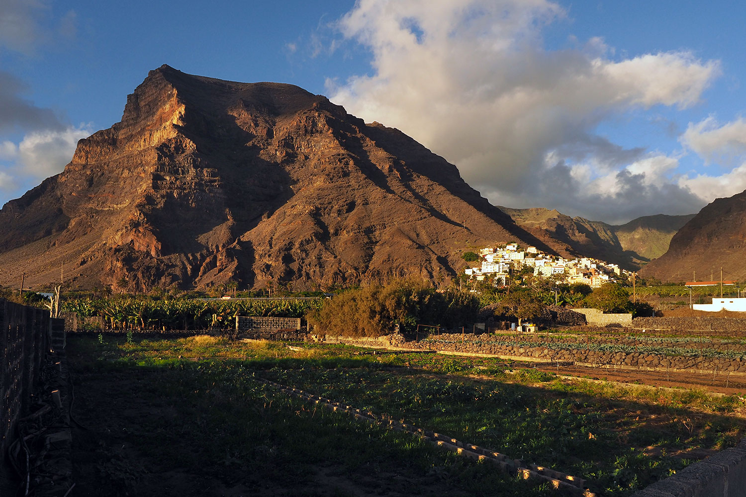La Puntilla: Blick nach La Calera . Valle Gran Rey . La Gomera . Kanarische Inseln 2018 (Foto: Andreas Kuhrt)