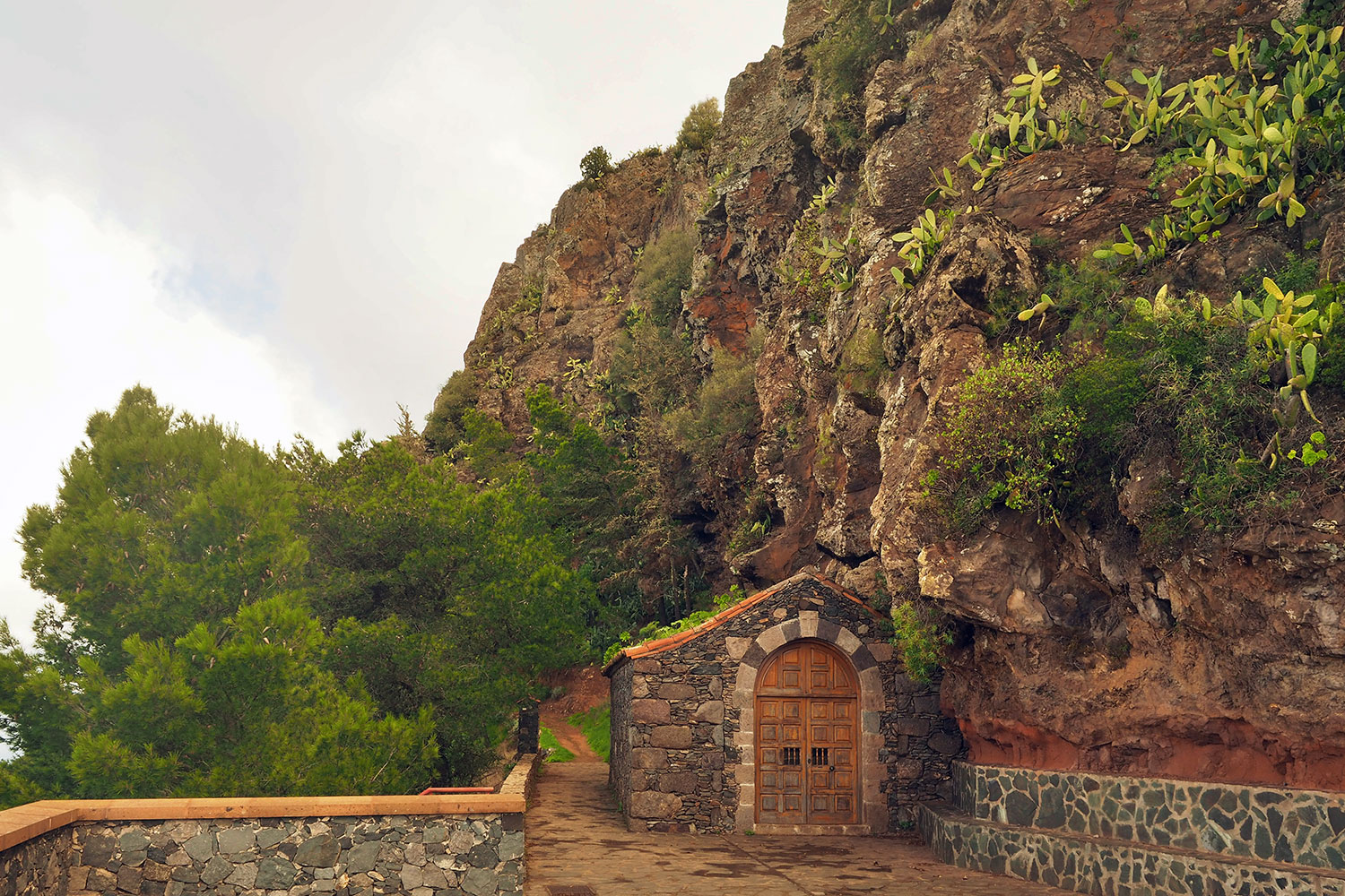 Arure: Ermita del Santo . Valle Gran Rey . La Gomera . Kanarische Inseln 2018 (Foto: Andreas Kuhrt)