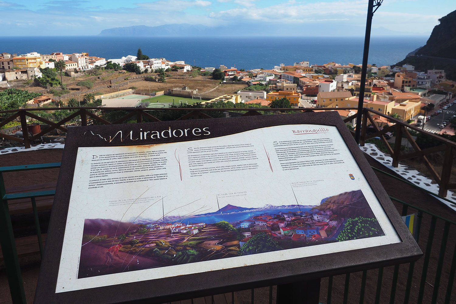 Agulo: Mirador Barranquillo . La Gomera . Kanarische Inseln 2018 (Foto: Andreas Kuhrt)