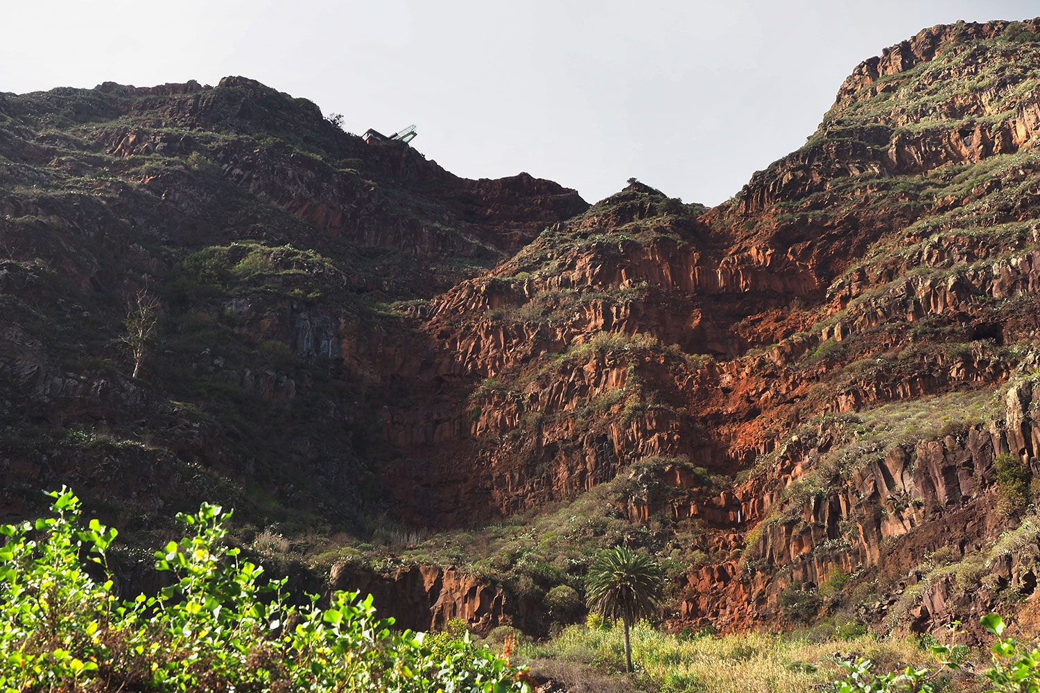 Riscos de Agulo mit Mirador de Abrante . La Gomera . Kanarische Inseln 2018 (Foto: Andreas Kuhrt)