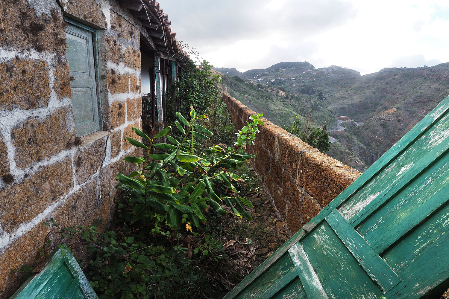 Casa el Roquillo: verfallendes Bauernhaus . La Gomera . Kanarische Inseln 2018 (Foto: Andreas Kuhrt)